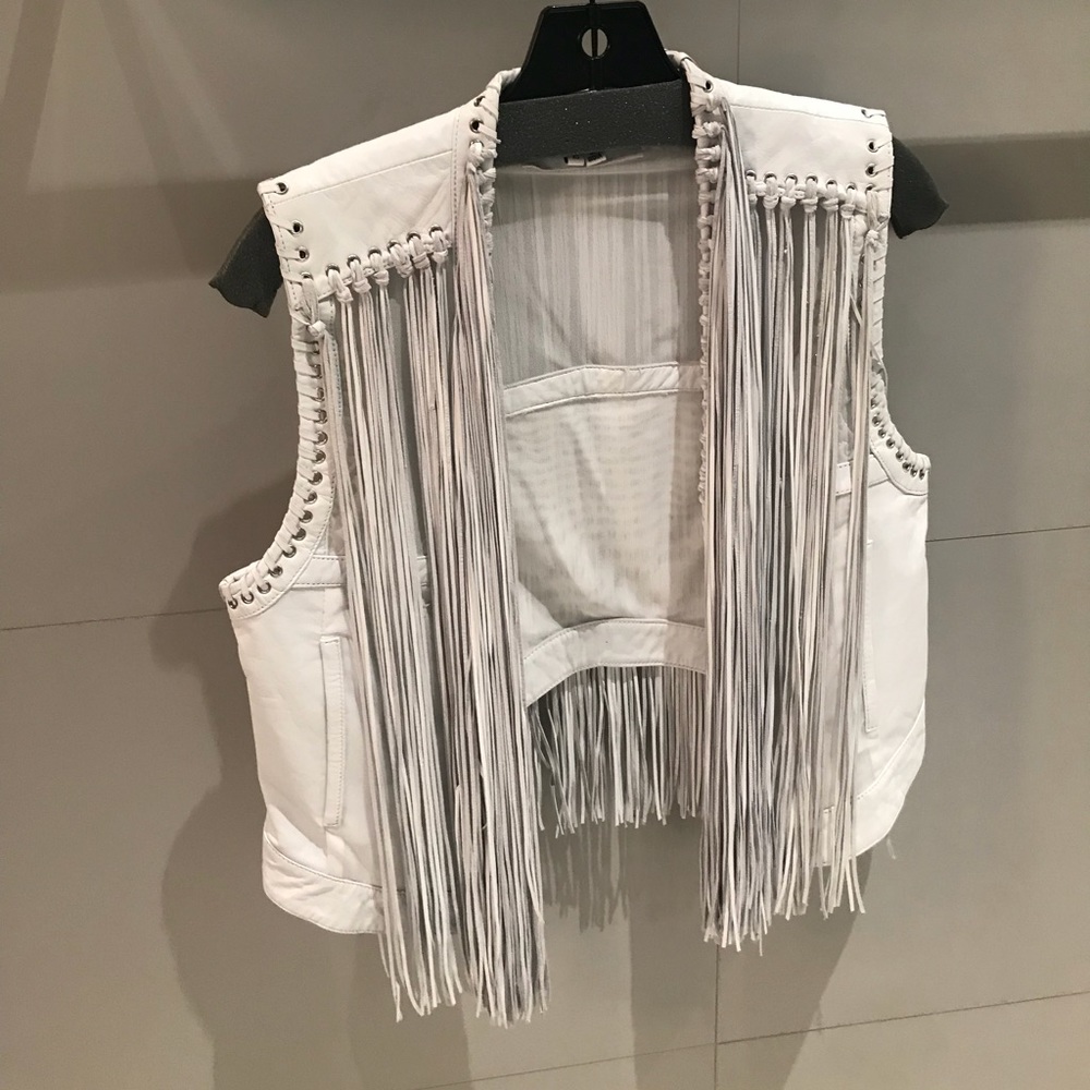 Cowboy fringe vest